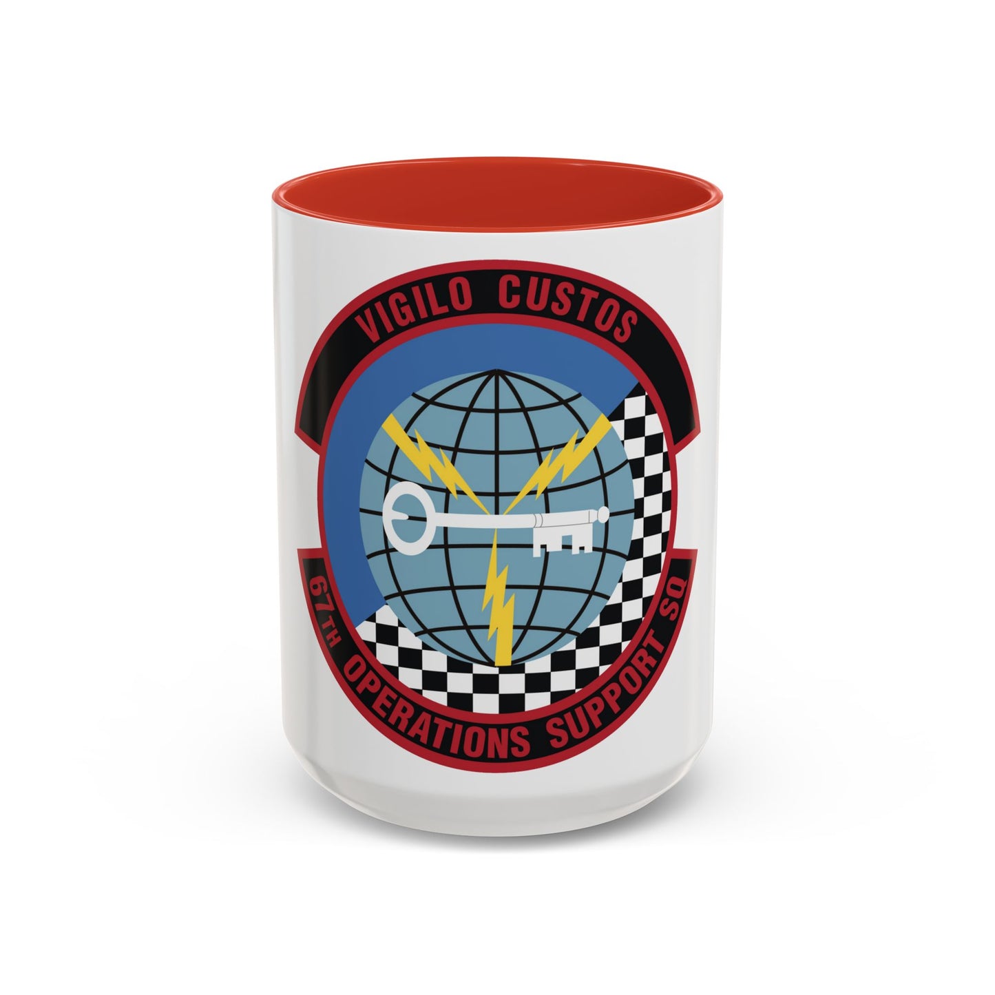 67th Operations Support Squadron (U.S. Air Force) Accent Coffee Mug