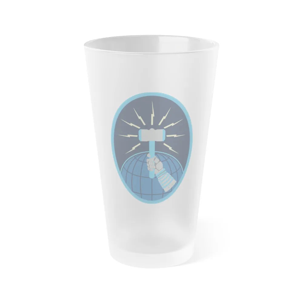 392 Combat Training Squadron (U.S. Space Force) Frosted Pint Glass 16oz-Go Mug Yourself