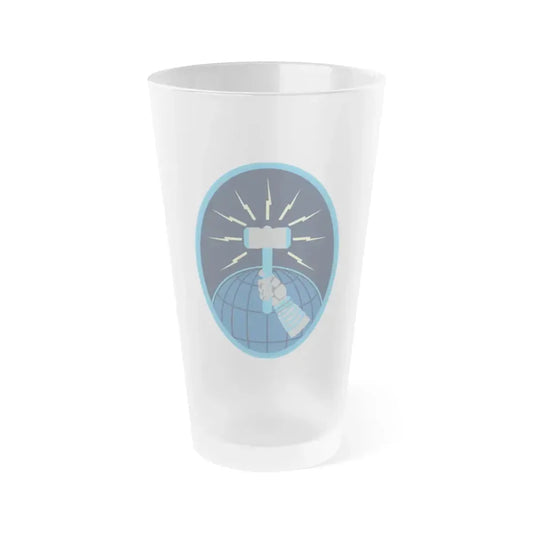 392 Combat Training Squadron (U.S. Space Force) Frosted Pint Glass 16oz Default Title - Go Mug Yourself
