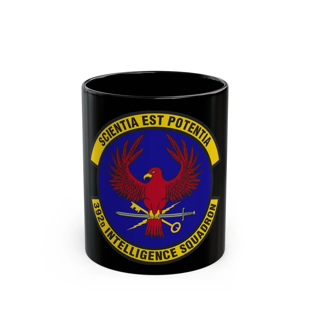 392 Intelligence Squadron ACC (U.S. Air Force) Black Coffee Mug-11oz-Go Mug Yourself