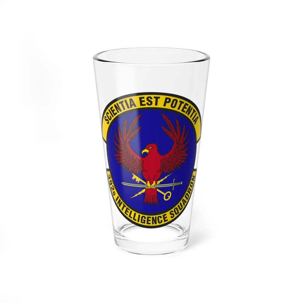 392 Intelligence Squadron ACC (U.S. Air Force) Pint Glass 16oz-16oz-Go Mug Yourself