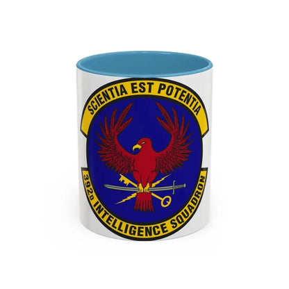 392 Intelligence Squadron ACC (U.S. Air Force) Accent Coffee Mug 11oz Light Blue - Go Mug Yourself
