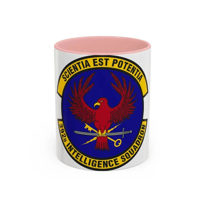 392 Intelligence Squadron ACC (U.S. Air Force) Accent Coffee Mug 11oz Pink - Go Mug Yourself