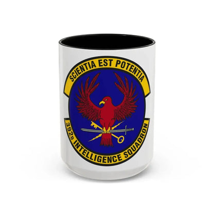 392 Intelligence Squadron ACC (U.S. Air Force) Accent Coffee Mug 15oz Black - Go Mug Yourself