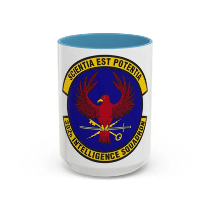 392 Intelligence Squadron ACC (U.S. Air Force) Accent Coffee Mug 15oz Light Blue - Go Mug Yourself