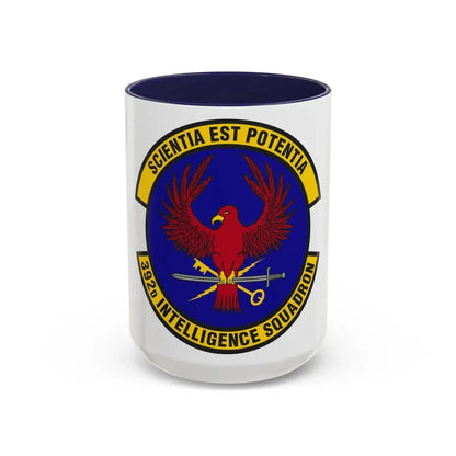392 Intelligence Squadron ACC (U.S. Air Force) Accent Coffee Mug 15oz Navy - Go Mug Yourself