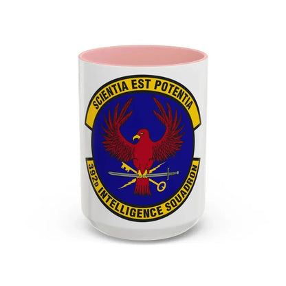 392 Intelligence Squadron ACC (U.S. Air Force) Accent Coffee Mug 15oz Pink - Go Mug Yourself