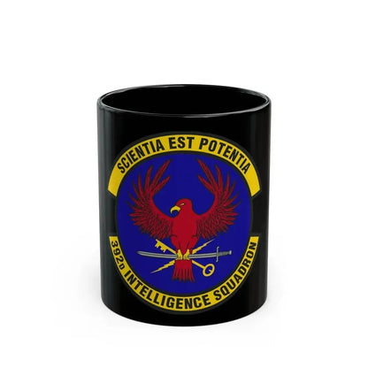 392 Intelligence Squadron ACC (U.S. Air Force) Black Coffee Mug 11oz - Go Mug Yourself