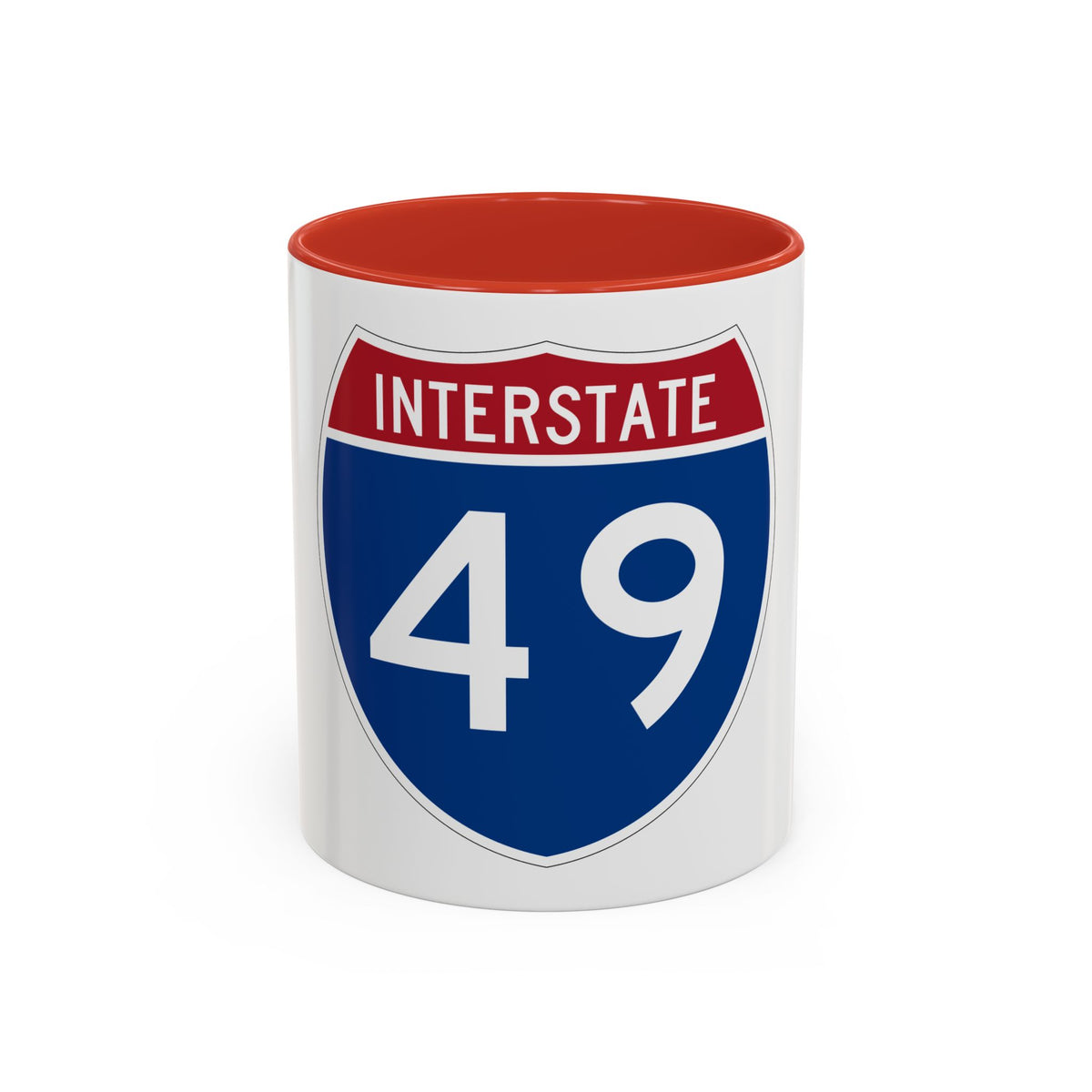 Interstate 49 (U.S. Highways) Accent Coffee Mug