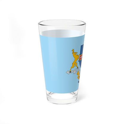 Flag of Felsopakony variant (Hungary) Pint Glass 16oz