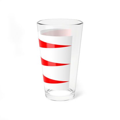 ROU CJ Huedin Flag (Hungary) Pint Glass 16oz