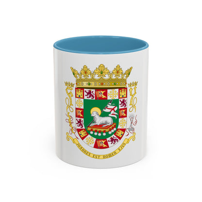 Coat of arms of the Commonwealth of Puerto Rico 2 - Accent Coffee Mug