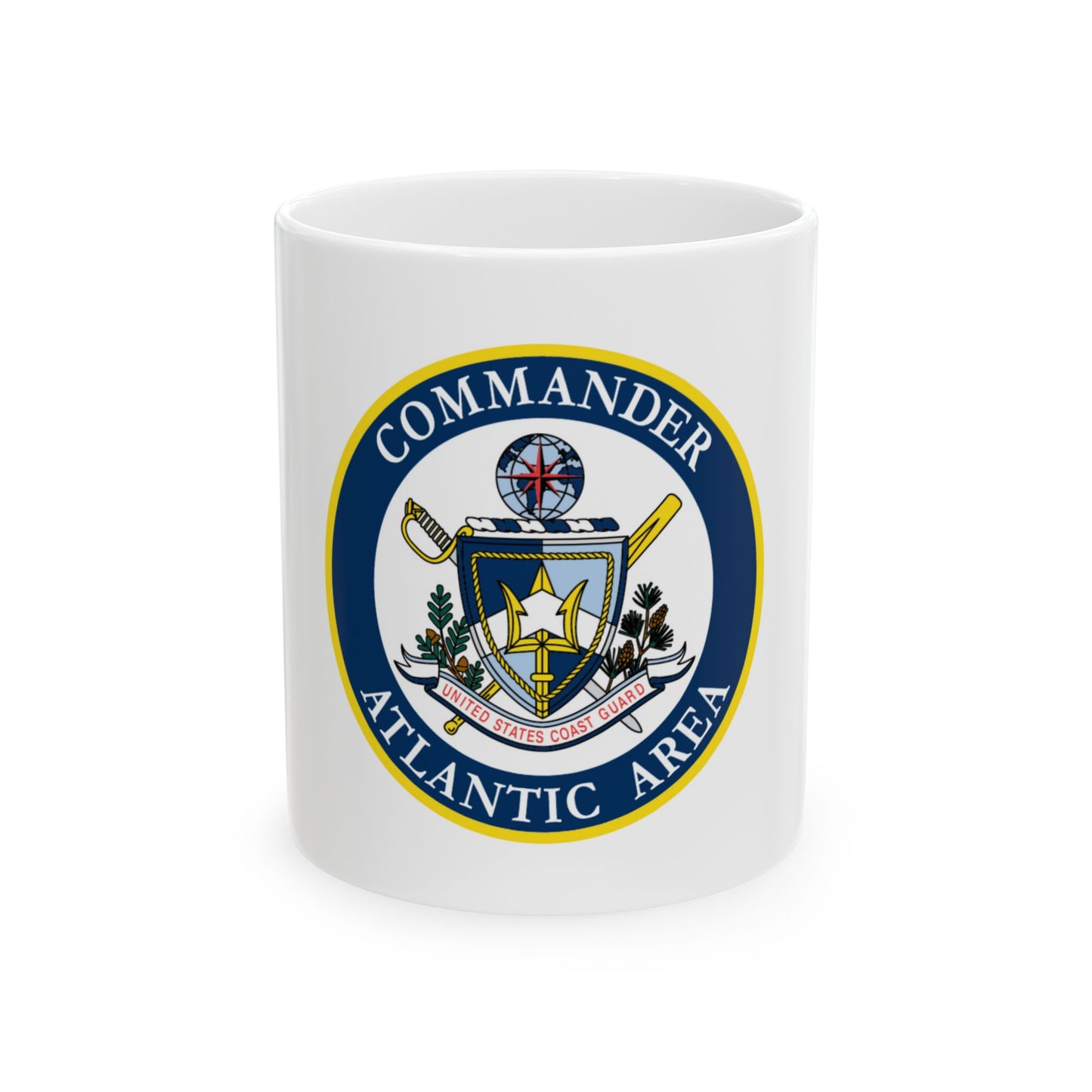 COMMANDER ATLANTIC AREA (U.S. Coast Guard) White Coffee Mug