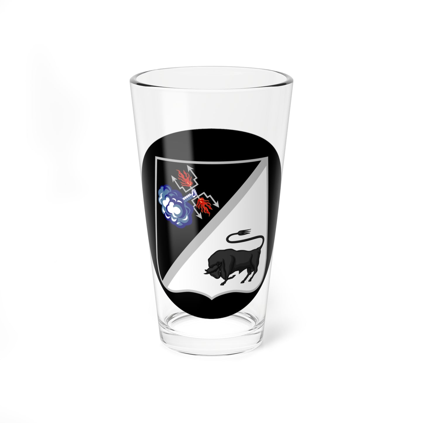 Emblem for the LIV-V-GHR (Denmark) (Coat of Arms) Pint Glass 16oz