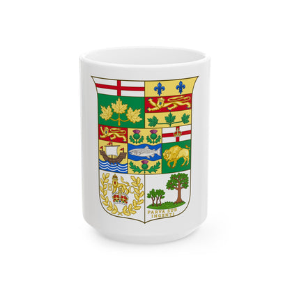 Arms of Canada 1873 - White Coffee Mug