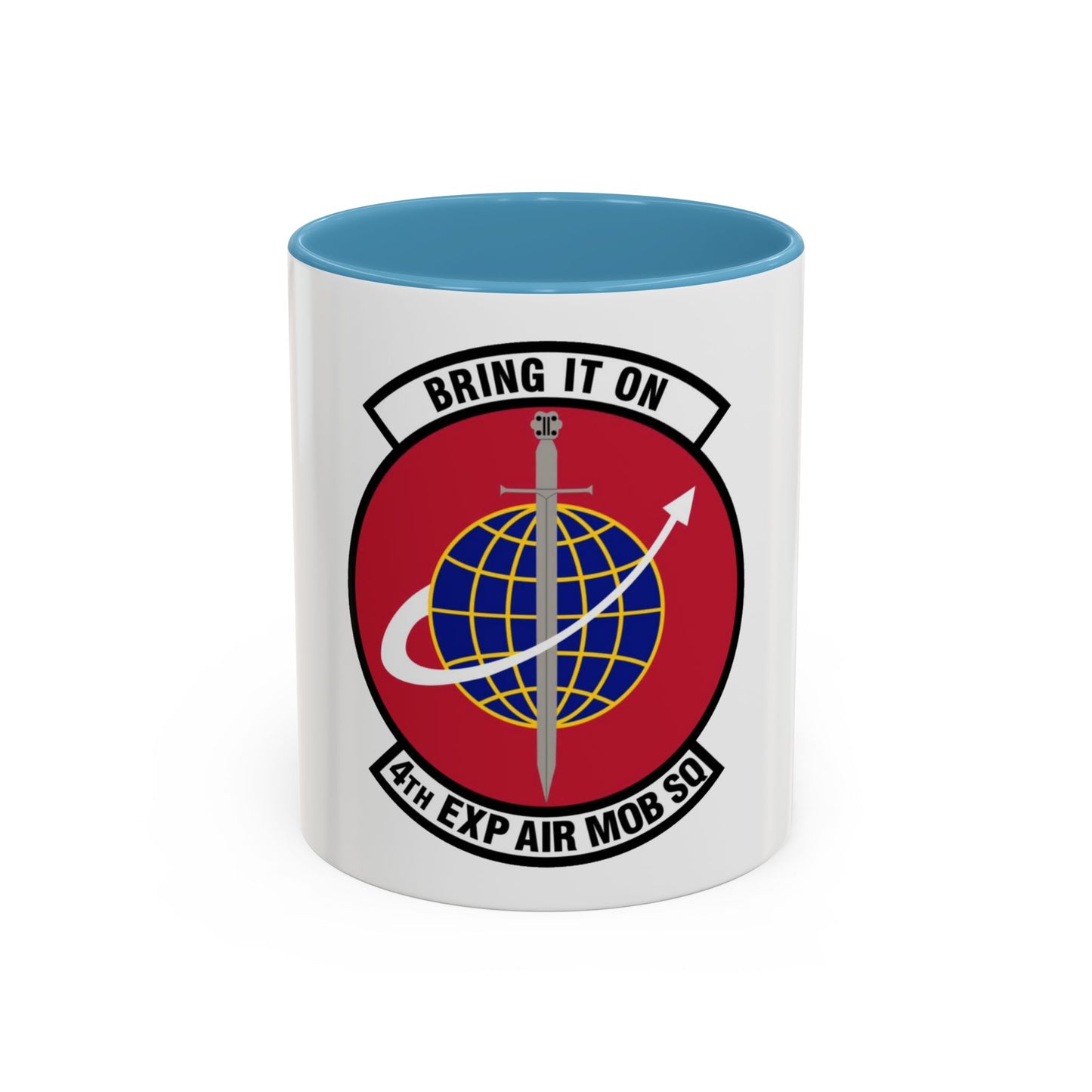 4th Expeditionary Air Mobility Squadron (U.S. Air Force) Accent Coffee Mug
