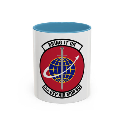 4th Expeditionary Air Mobility Squadron (U.S. Air Force) Accent Coffee Mug