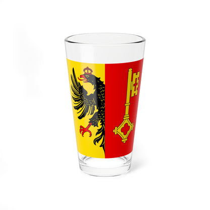CHE Geneve Flag (Switzerland) Pint Glass 16oz