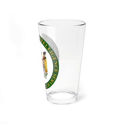 Seal of the New Zealand Security Intelligence Service (New Zealand) (Coat of Arms) Pint Glass 16oz