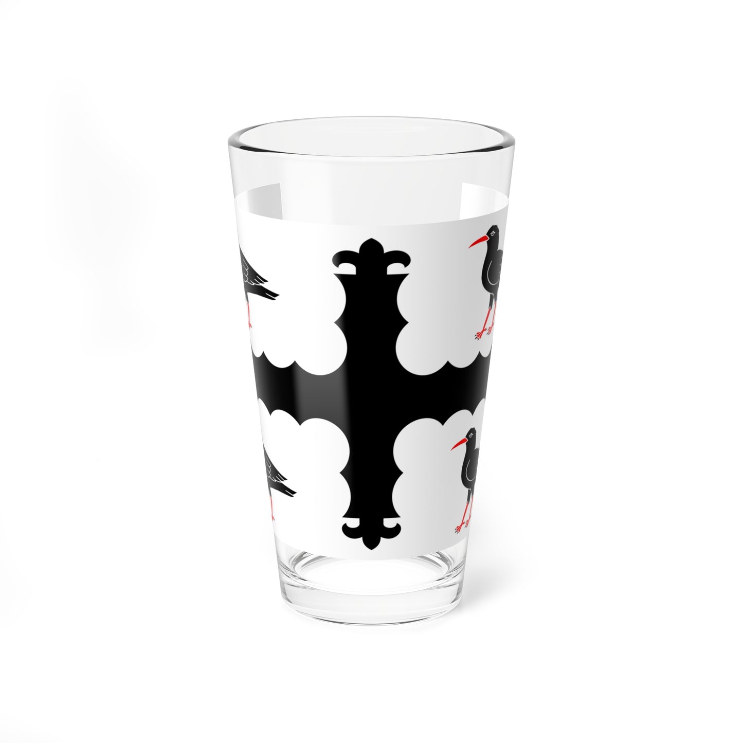 Flag of Flintshire (United Kingdom) Pint Glass 16oz