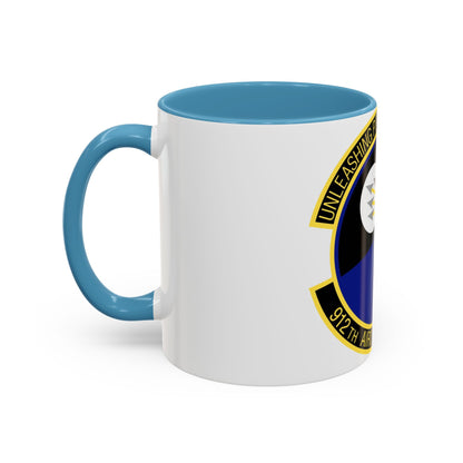 912th Aircraft Maintenance Squadron (U.S. Air Force) Accent Coffee Mug