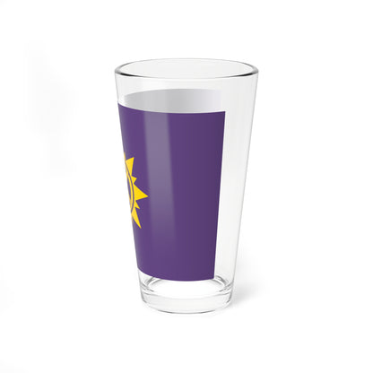 Flag of Hasuda Saitama ceremonial (Japan) Pint Glass 16oz