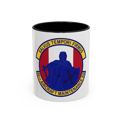 86th Aircraft Maintenance Squadron (U.S. Air Force) Accent Coffee Mug
