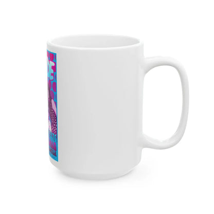 Slade - 1976 (Music Poster) White Coffee Mug-Go Mug Yourself