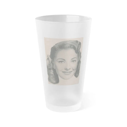 Lori Nelson #226 - Vintage B&W 3.75x5 Head Shot Circa 1950's (Vintage Female Icon) Frosted Pint 16oz-16oz-Frosted-Go Mug Yourself