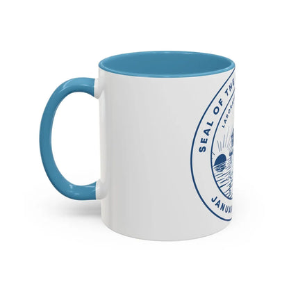 Seal of Toledo Ohio - Accent Coffee Mug-Go Mug Yourself