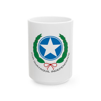 Coat of Arms of Guayaquil - White Coffee Mug