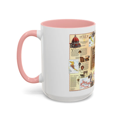 Italy - Historical (1995) (Map) Accent Coffee Mug