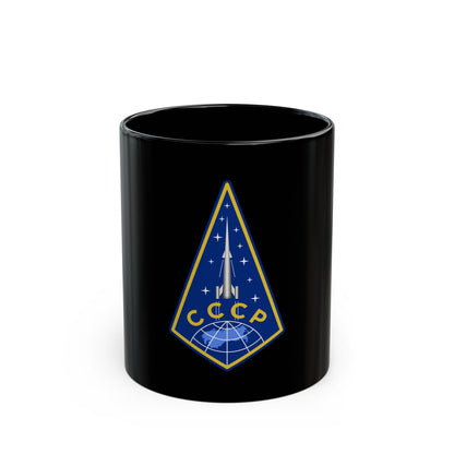 Zvezda Rocket (Soyuz Programme) Black Coffee Mug