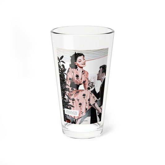 Love Laughs At a Baby Sitter, Redbook, April 1948 - Pint Glass 16oz