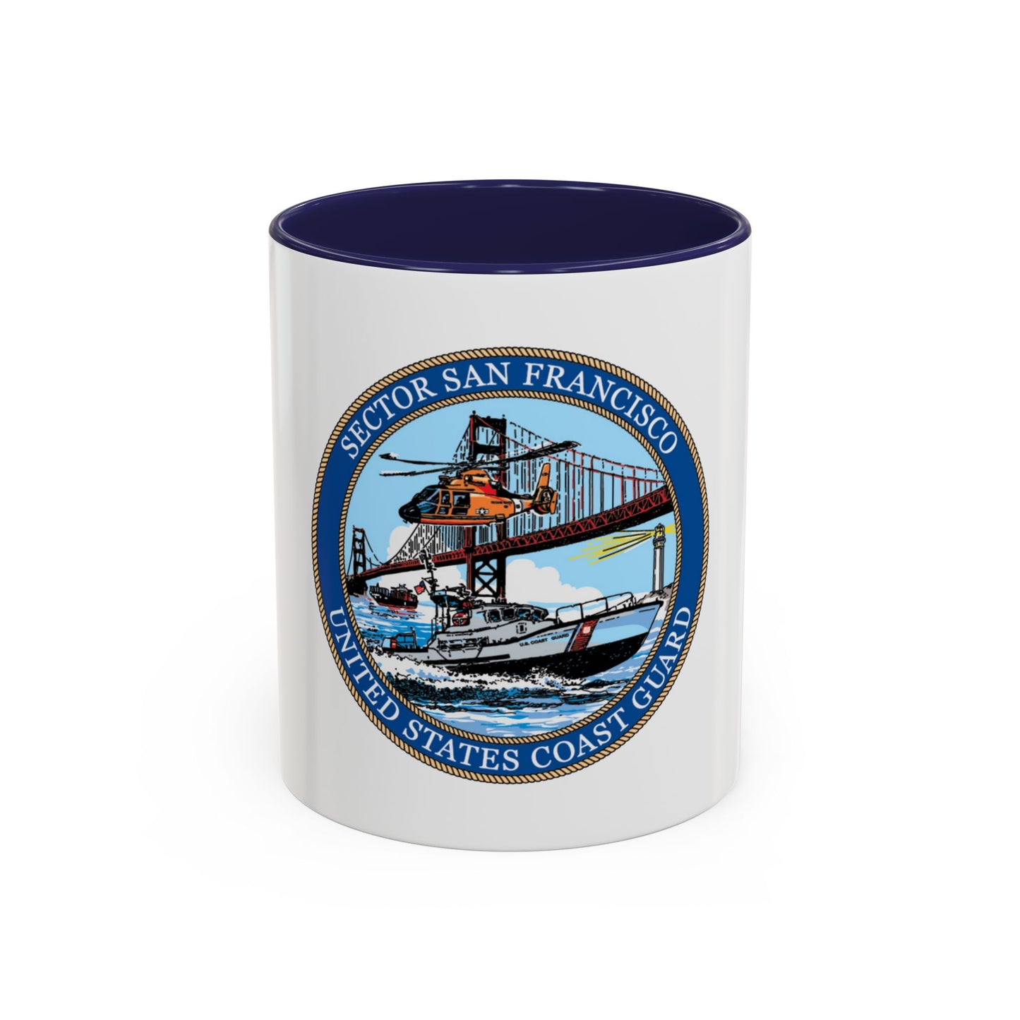 USCG Sector San Francisco (U.S. Coast Guard) Accent Coffee Mug