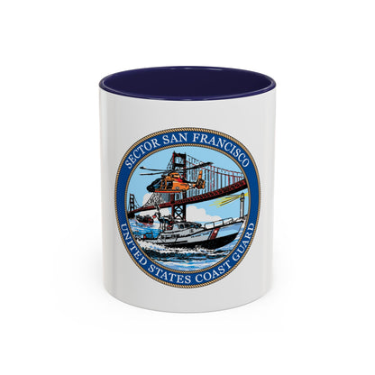 USCG Sector San Francisco (U.S. Coast Guard) Accent Coffee Mug