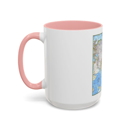 Asia (1971) (Map) Accent Coffee Mug