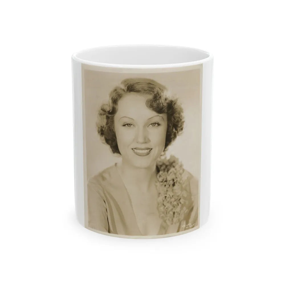 Fay Wray #126 (Vintage Female Icon) White Coffee Mug-11oz-Go Mug Yourself