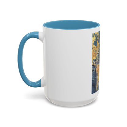 Atlantic Ocean Floor (1968) (Map) Accent Coffee Mug