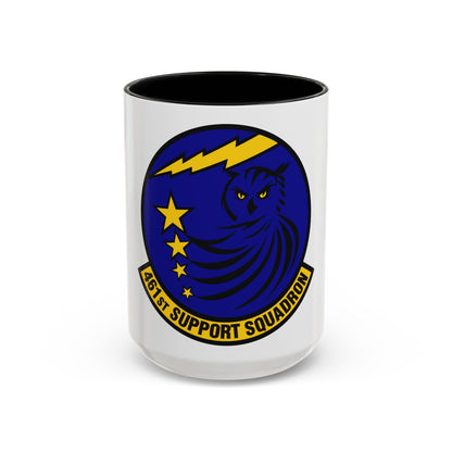 461st Support Squadron (U.S. Air Force) Accent Coffee Mug