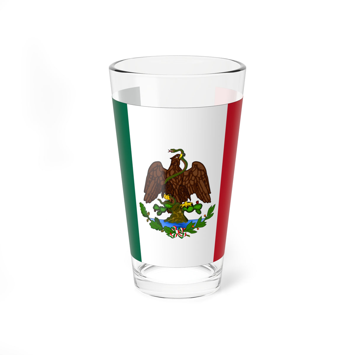 Bandera de México 1889-1916 (Mexico) Pint Glass 16oz