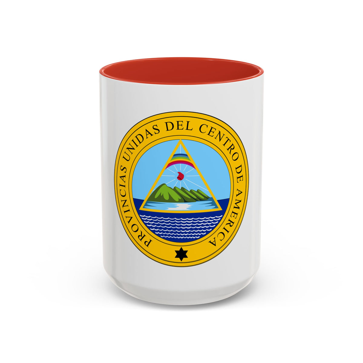 Coat of arms of the United Provinces of Central America - Accent Coffee Mug