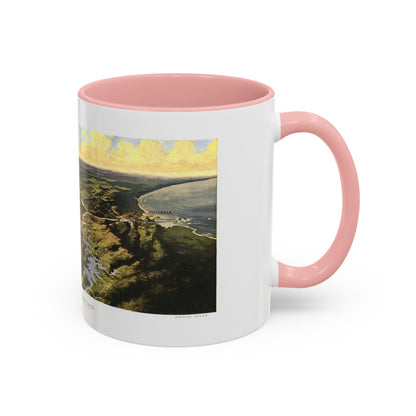 Central America - Panama Canal (1912) (Map) Accent Coffee Mug