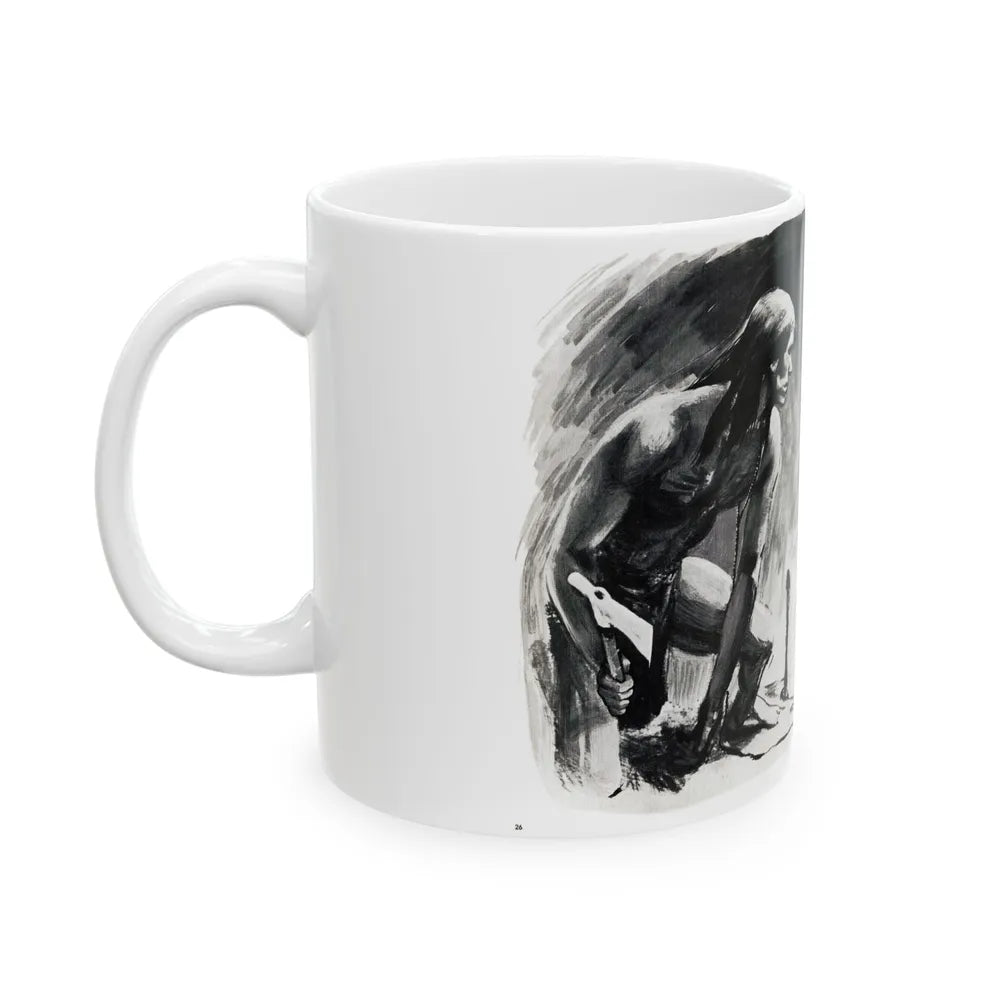 Death of a Dog Soldier, Valor magazine, November1968 - White Coffee Mug-Go Mug Yourself