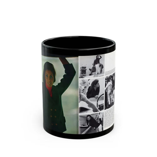 Victoria Vetri #159 - Victoria as Angela Dorian from Playboy Spread in September 1967 (Vintage Female Icon) Black Coffee Mug-11oz-Go Mug Yourself