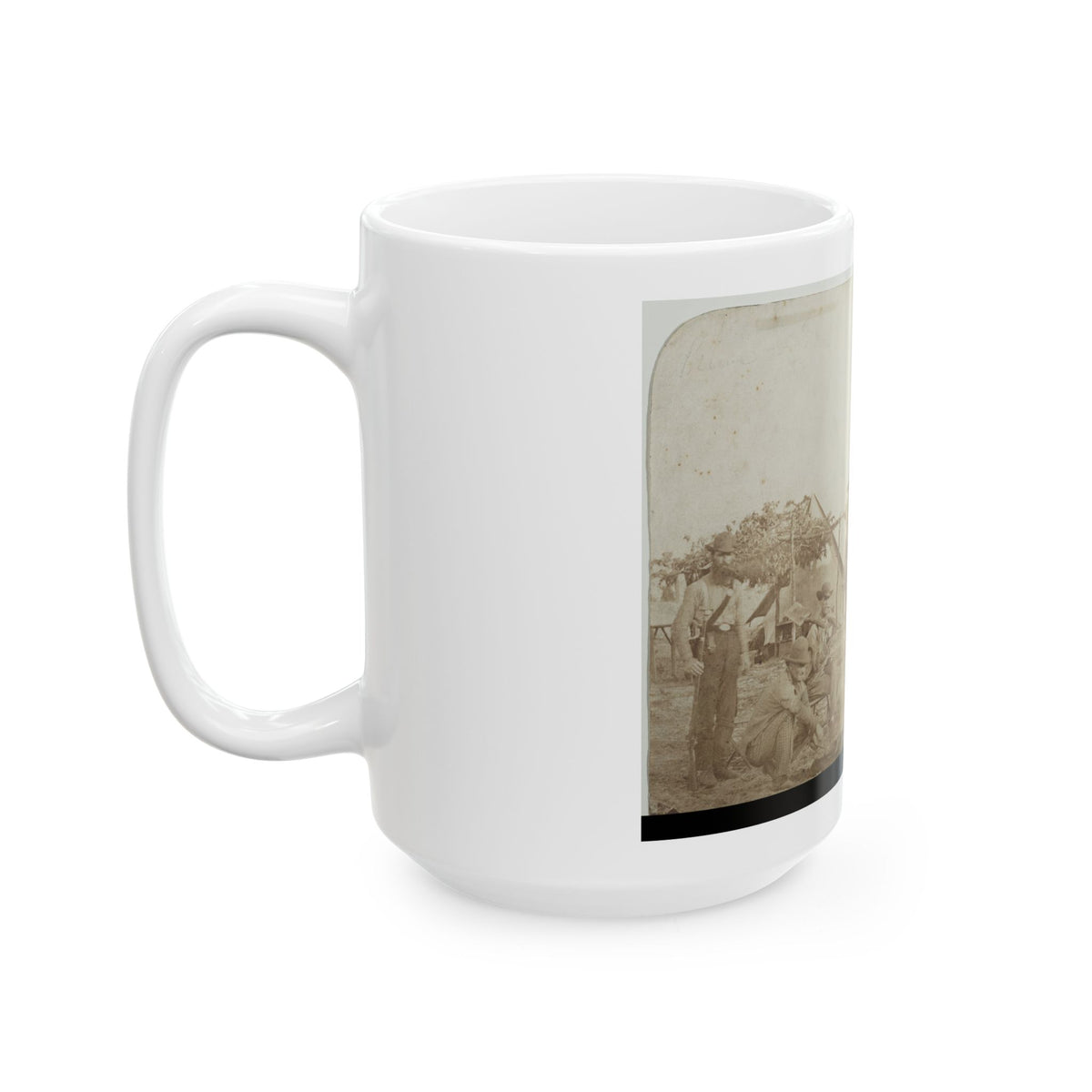 Confederate Camp, Warrington Navy Yard, Pensacola, Florida (U.S. Civil War) White Coffee Mug