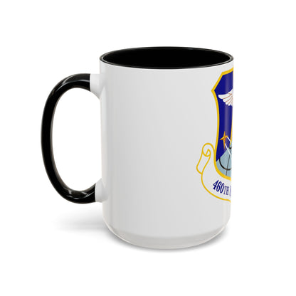 460th Space Wing (U.S. Air Force) Accent Coffee Mug