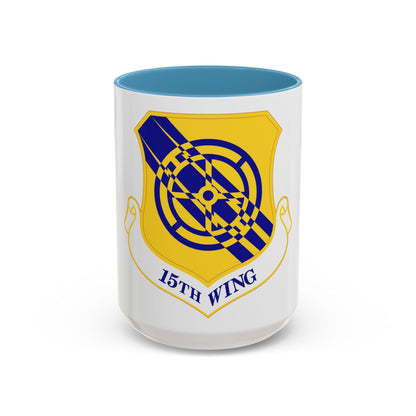 15th Wing (U.S. Air Force) Accent Coffee Mug