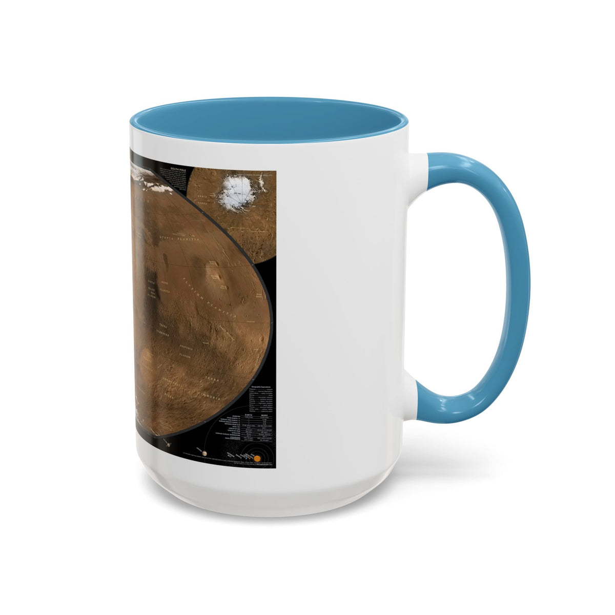 Space - MARS (2001) (Map) Accent Coffee Mug