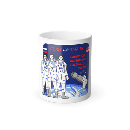 Soyuz TMA-18 (Soyuz Programme) Color Changing Mug 11oz